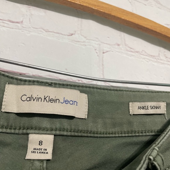 Calvin Klein Jeans ankle skinny- olive green - Picture 2 of 5